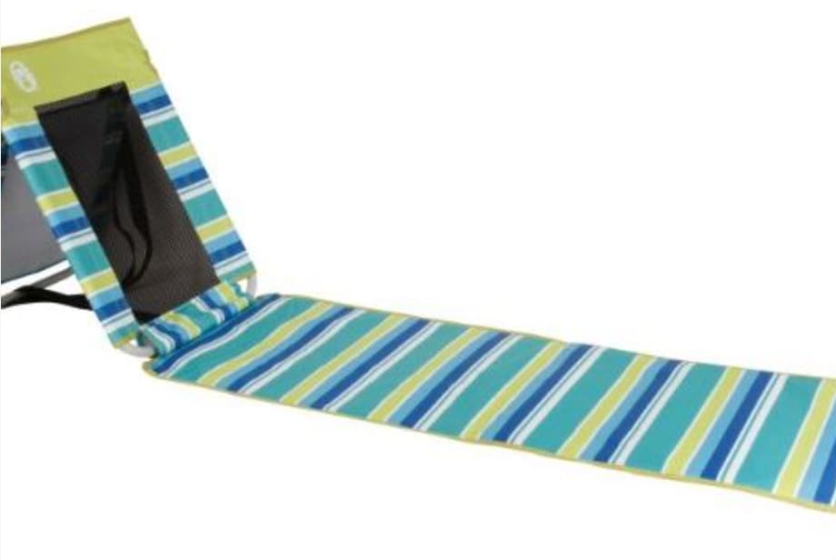 Coleman Beach Mat w/ Elevated Back Rest - Beach Bliss Topsail rental